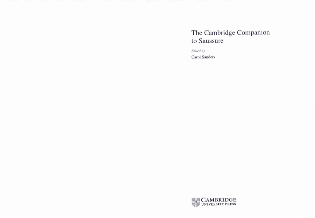 The Cambridge Companion Caunnrdge