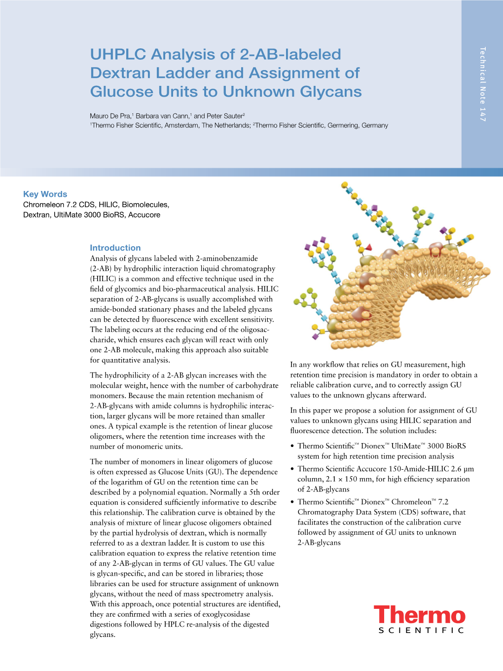 UHPLC Analysis of 2-AB-Labeled Dextran Ladder and Assignment of Glucose Units to Unknown Glycans