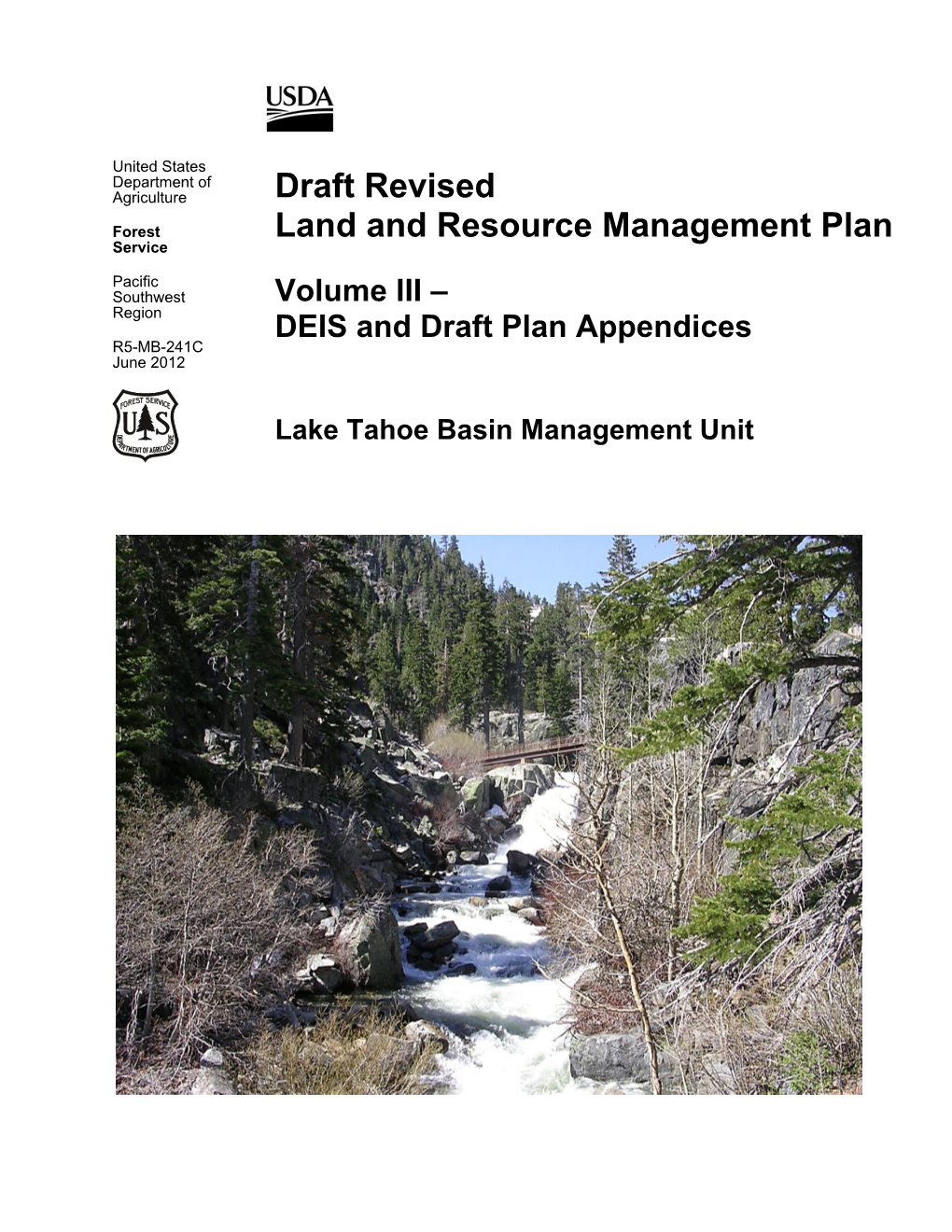 Draft Revised Land and Resource Management Plan