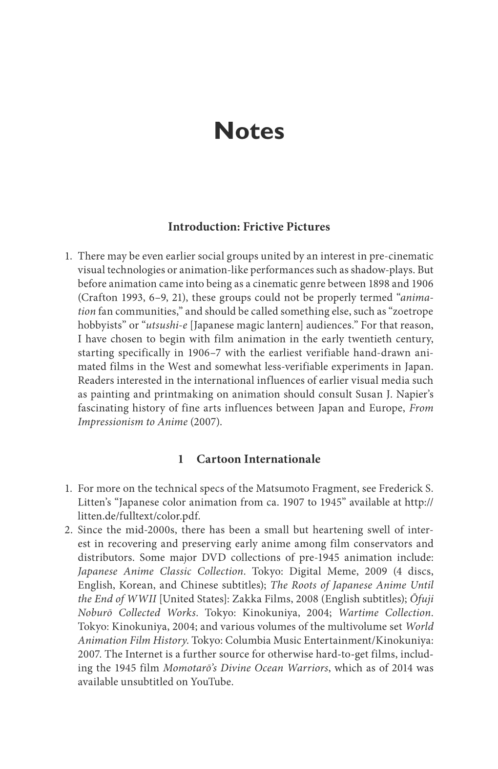 Introduction: Frictive Pictures 1 Cartoon Internationale