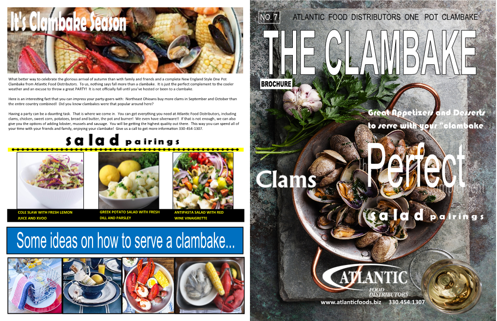 Great Appetizers and Desserts to Serve with Your "Clambake