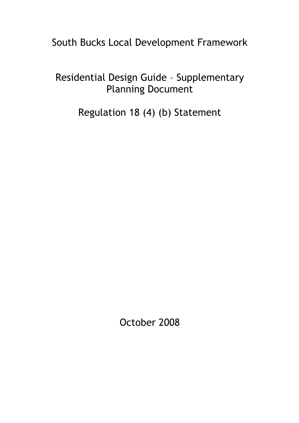 Of the Town and Country Planning (Local Development) (England) Regulations 2004