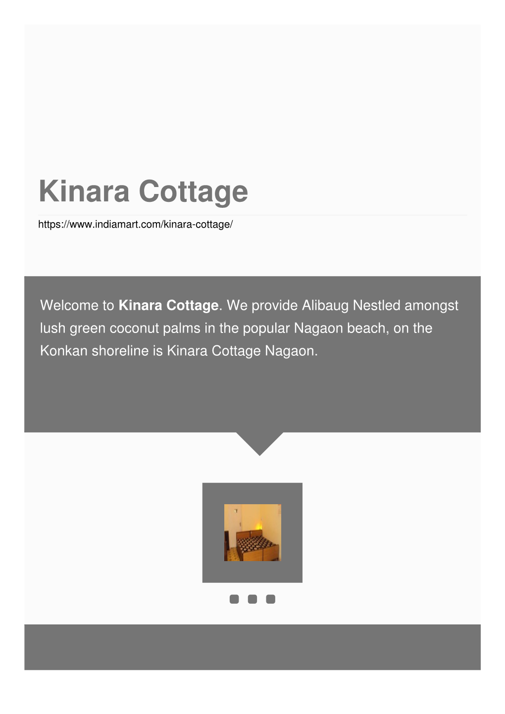 Kinara Cottage