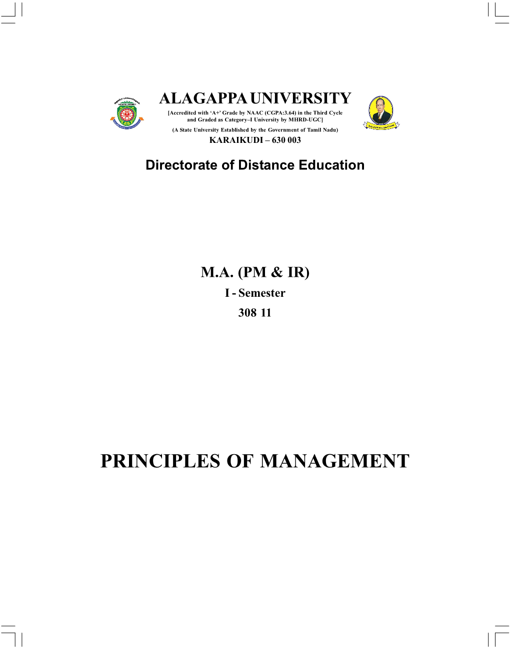 PRINCIPLES of MANAGEMENT Reviewer