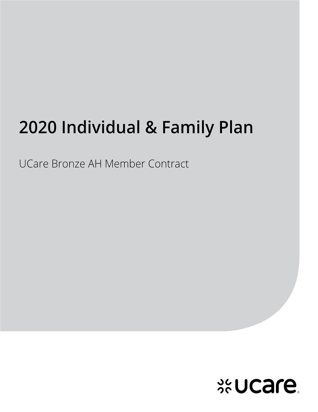 2020 Individual & Family Plan