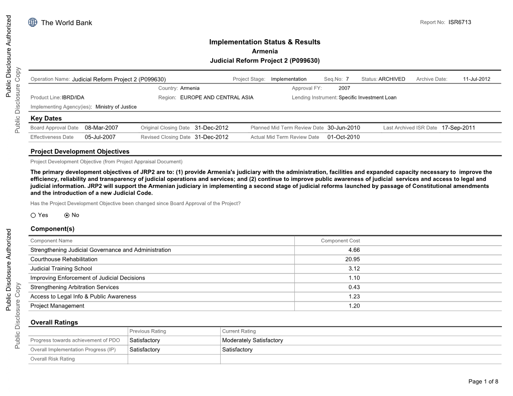 World Bank Document