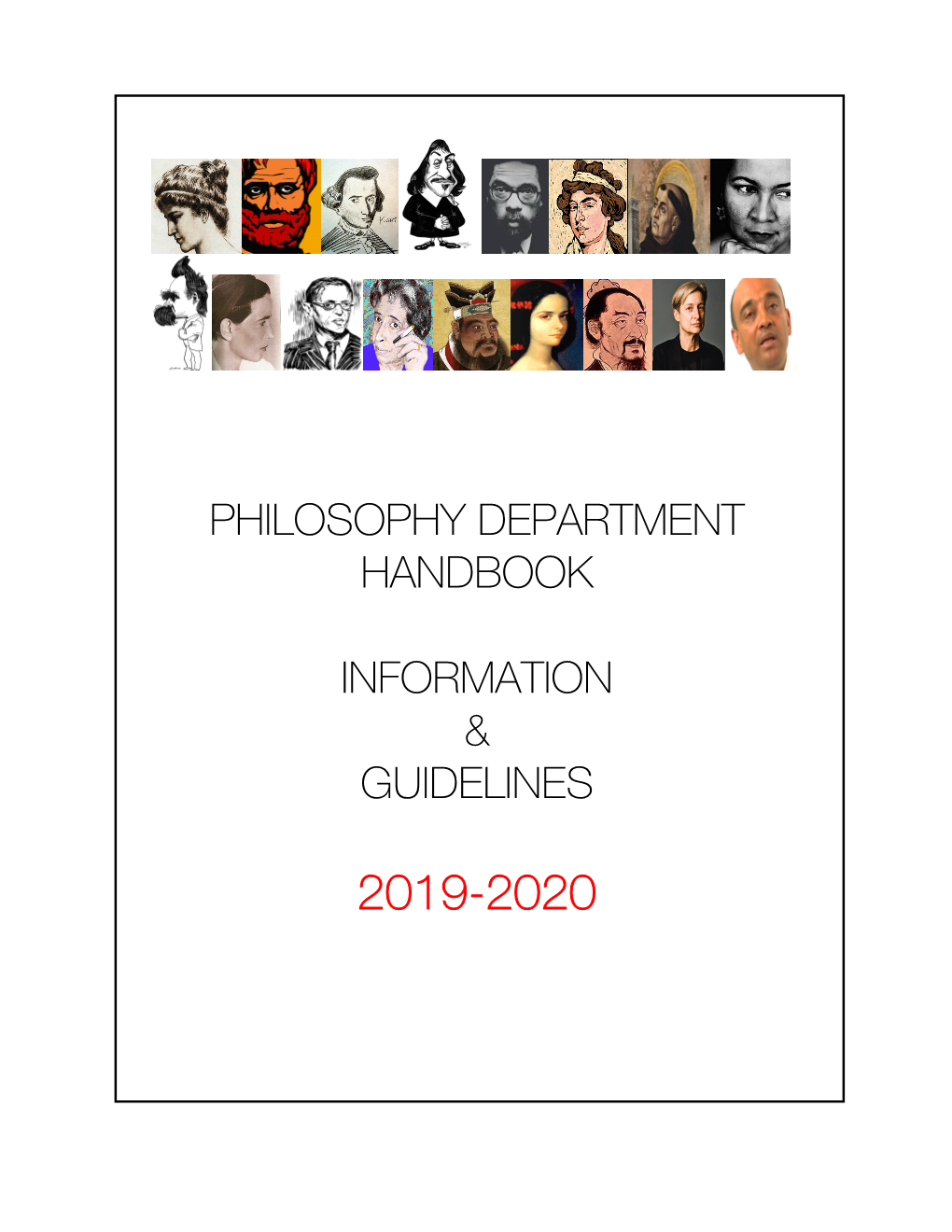 Philosophy Handbook 2019-2020