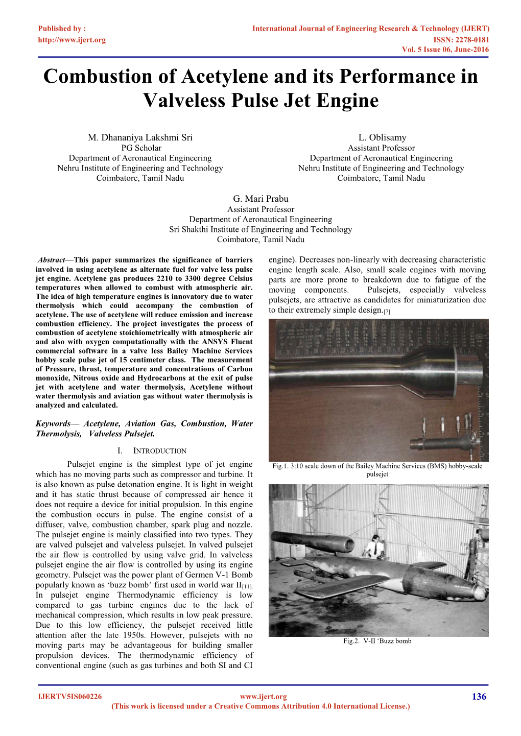 Combustion of Acetylene and Its Performance in Valveless Pulse Jet