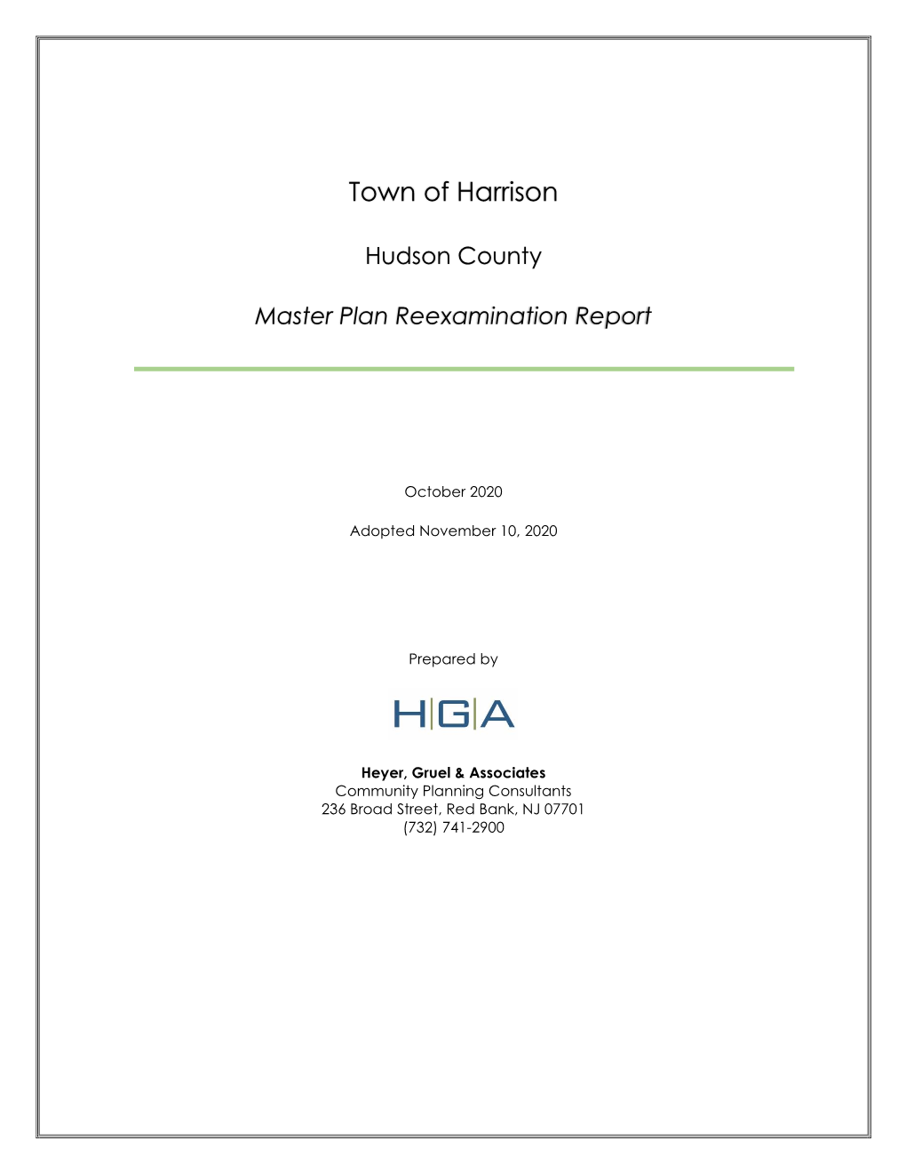 Master Plan Reexamination Report 2020 (PDF)