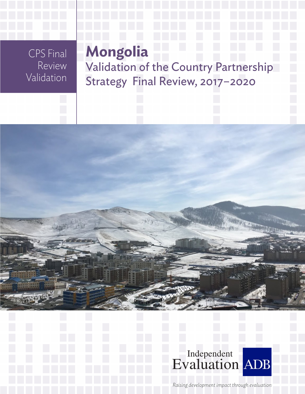 Evaluation Mongolia