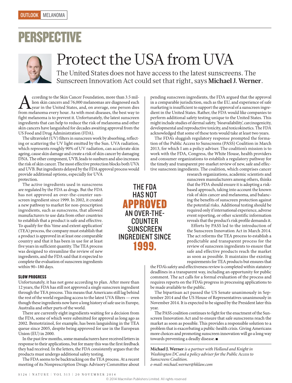 Perspective: Protect the USA From