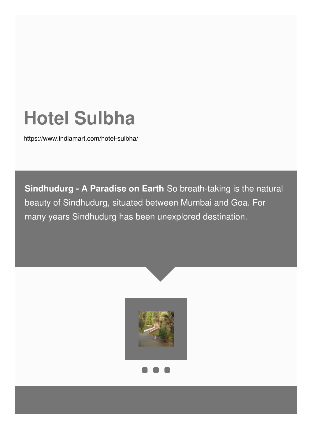 Hotel Sulbha