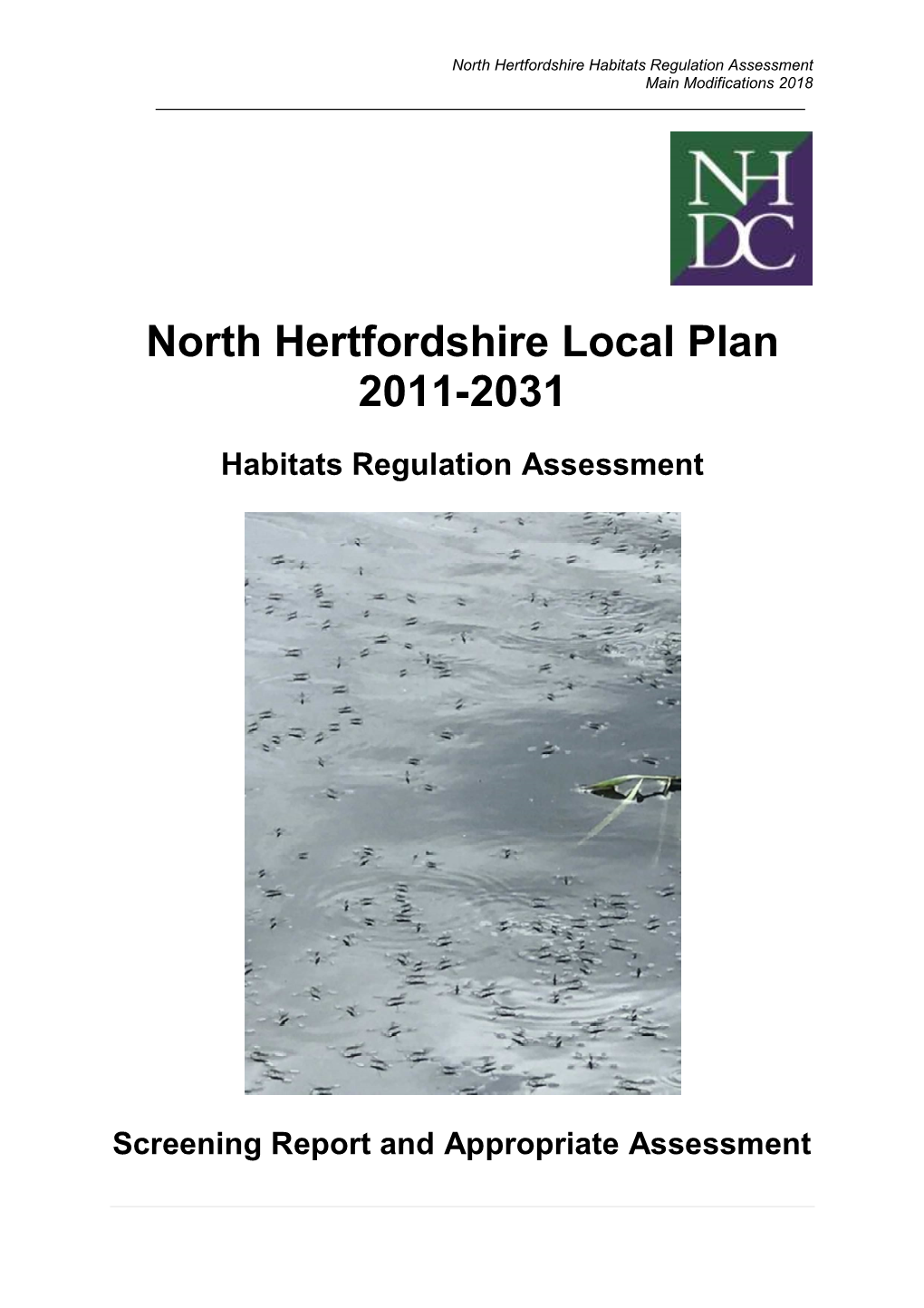 North Hertfordshire Local Plan 2011-2031