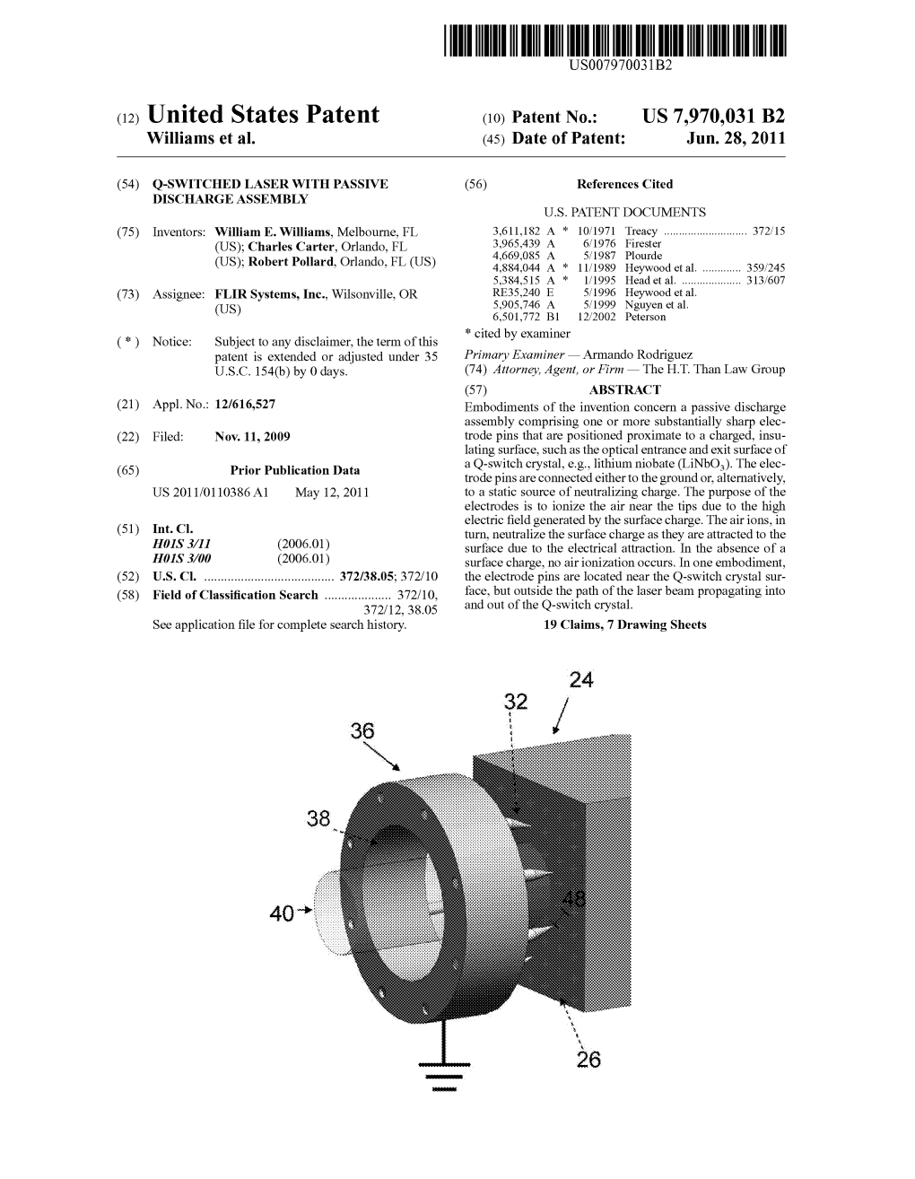 (12) United States Patent (10) Patent No.: US 7,970,031 B2 Williams Et Al