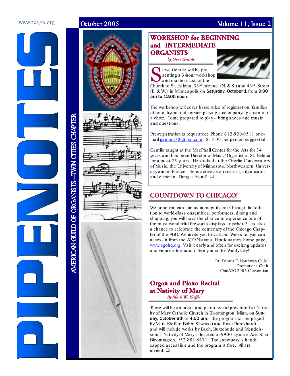 October 2005 Volume 11, Issue 2 October 2005