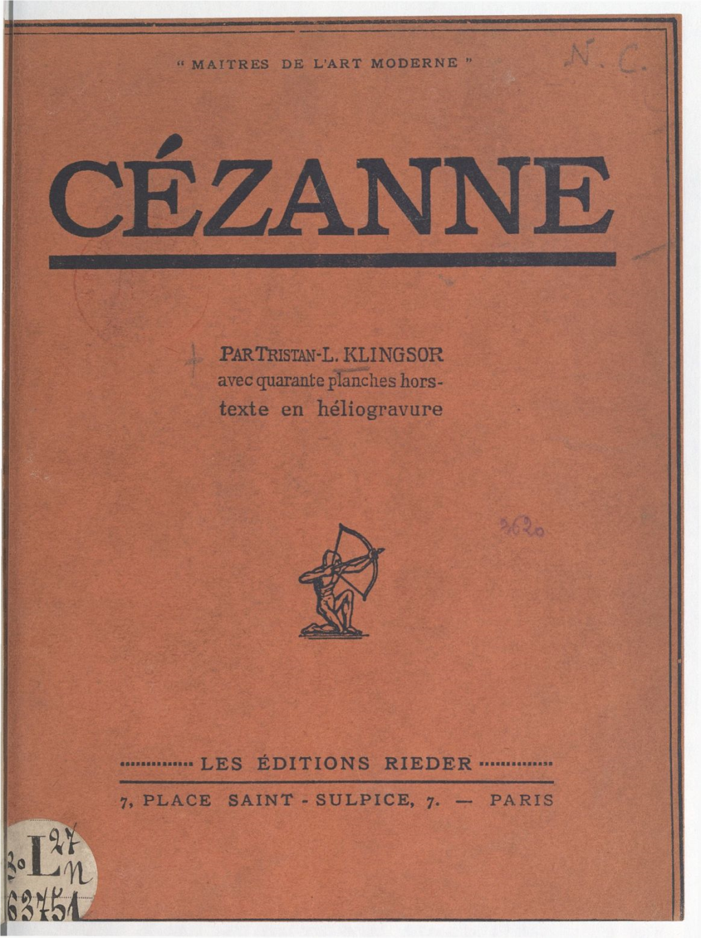 Cézanne. Avec Quarante Planches Hors-Texte En Héliogravure