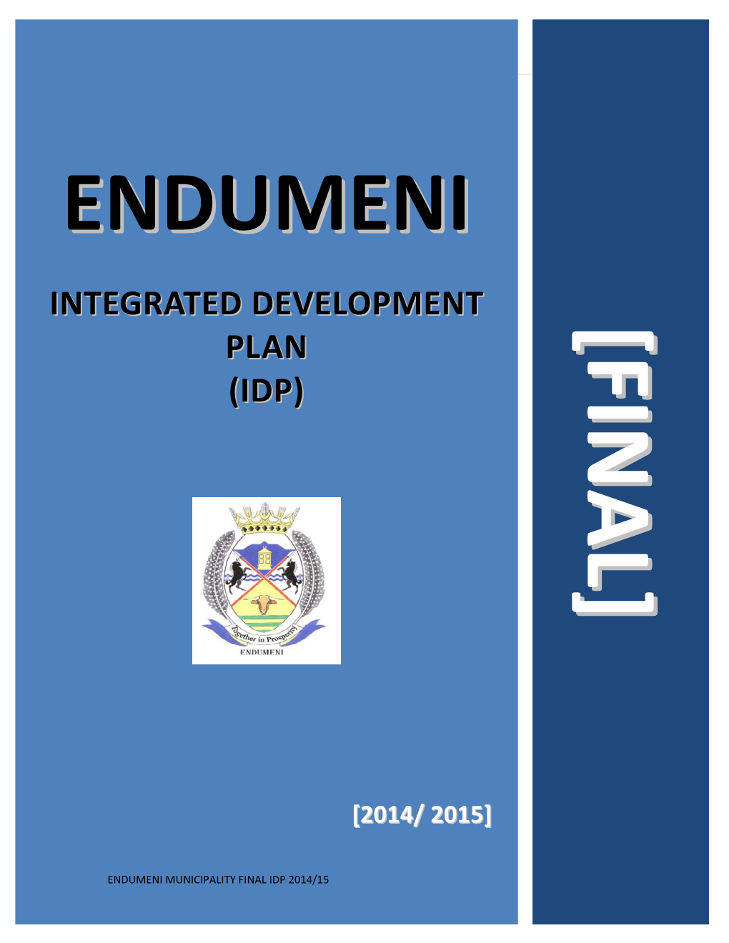 [Endumeni Integrated Development Plan (Idp)]
