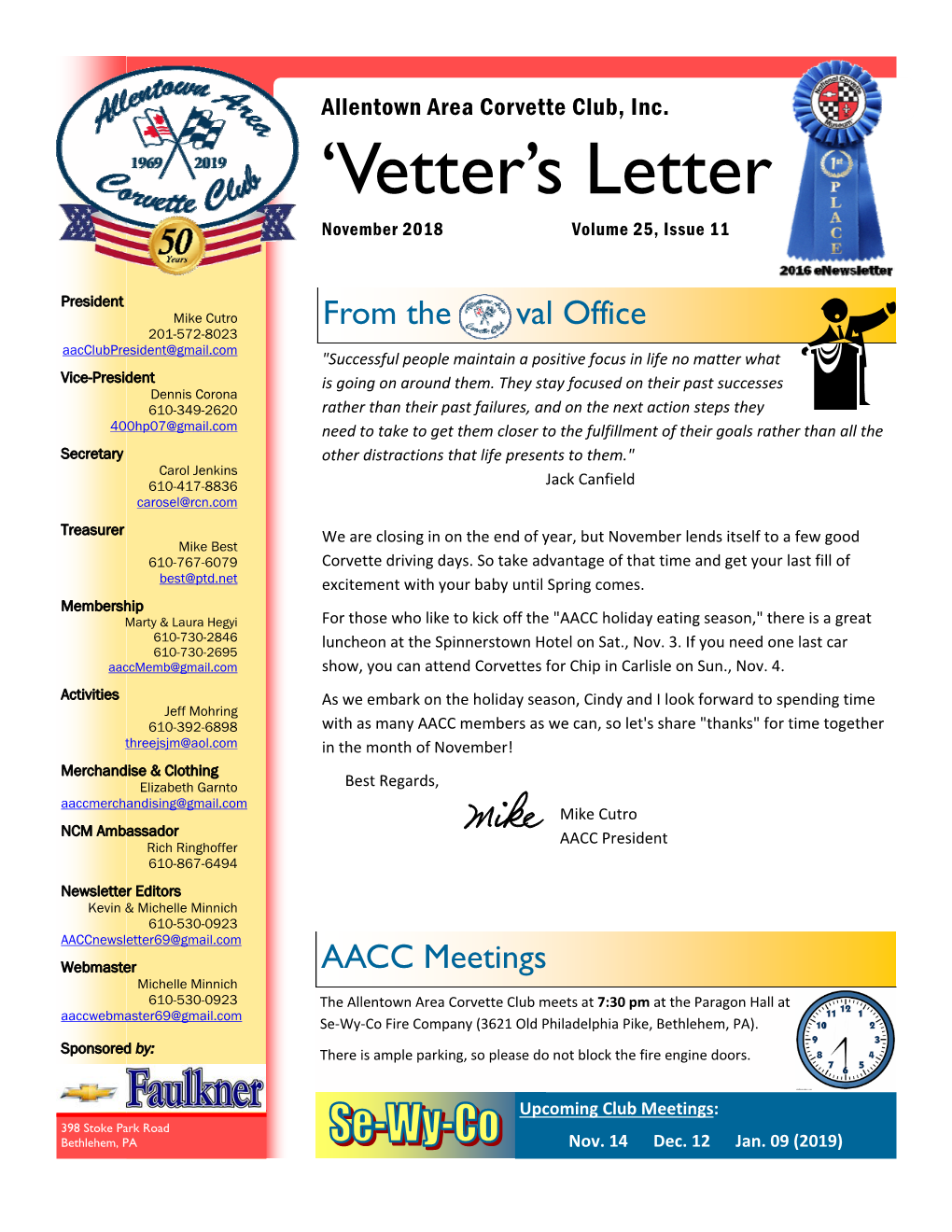 'Vetter's Letter