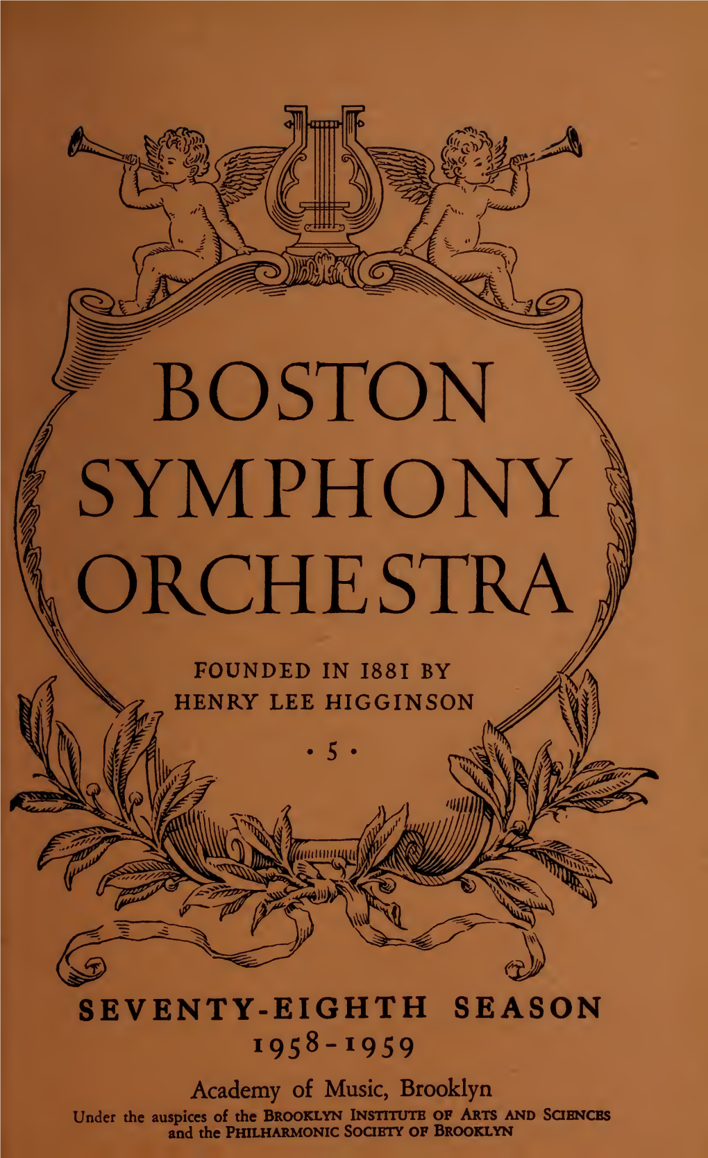 Boston Symphony Orchestra Concert Programs, Season 78, 1958-1959