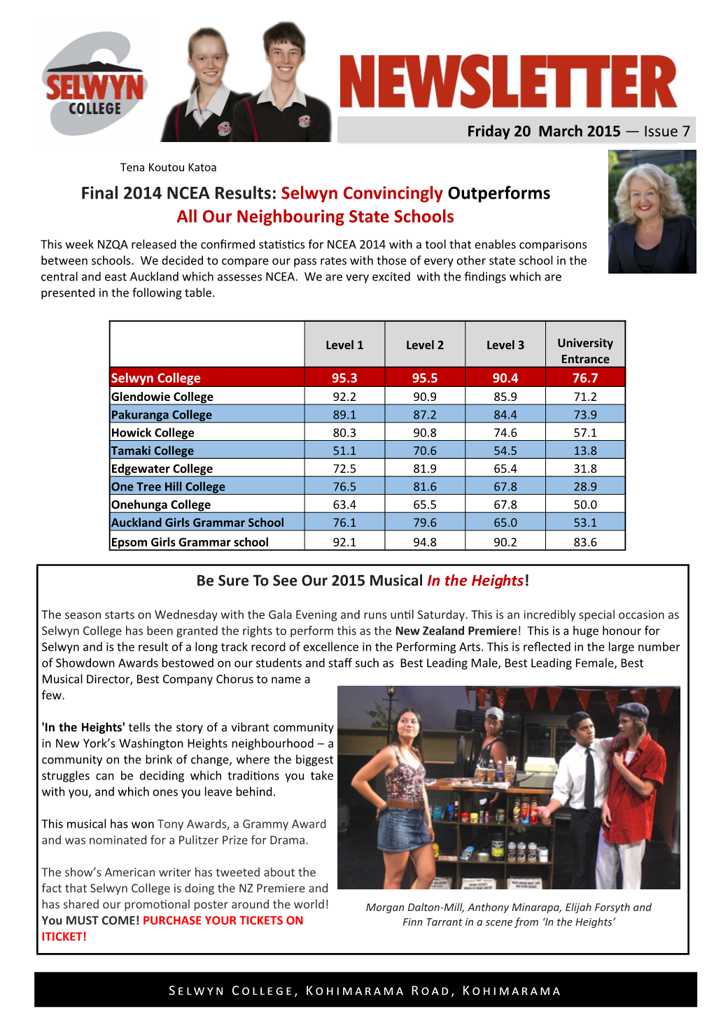 Selwyn Convincingly Outperforms All Our Neighbouring State Schools