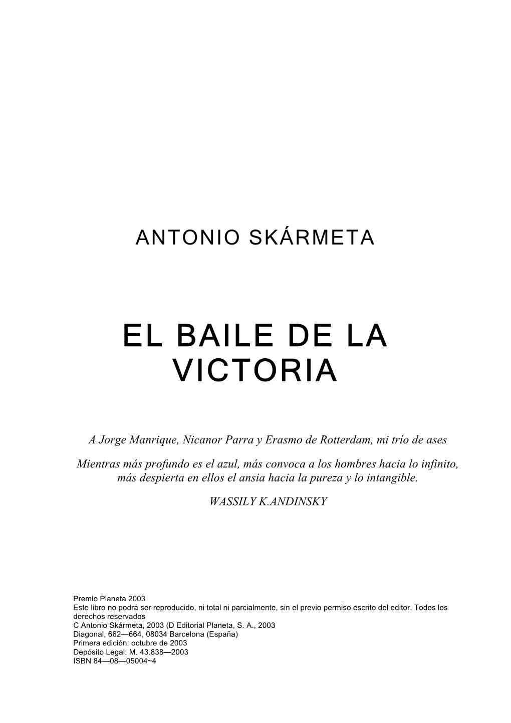 El Baile De La Victoria