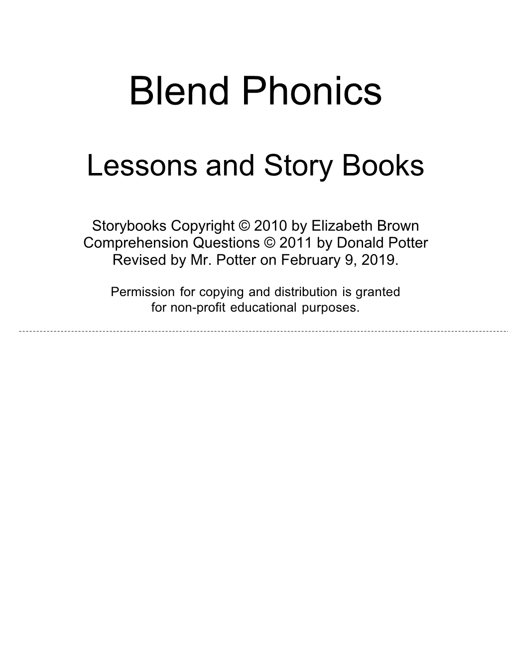 Blend Phonics