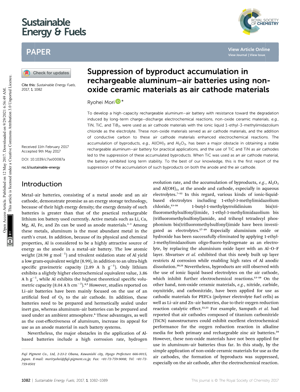 Suppression of Byproduct Accumulation in Rechargeable