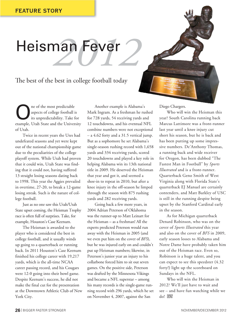 Heisman Fever