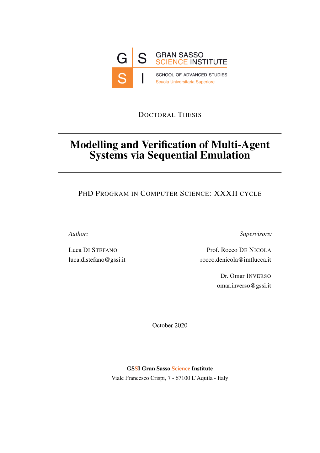 Modelling and Verification of Multi-Agent Systems Via Sequential Emulation