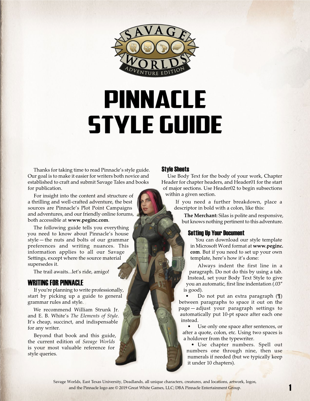 Pinnacle Style Guide