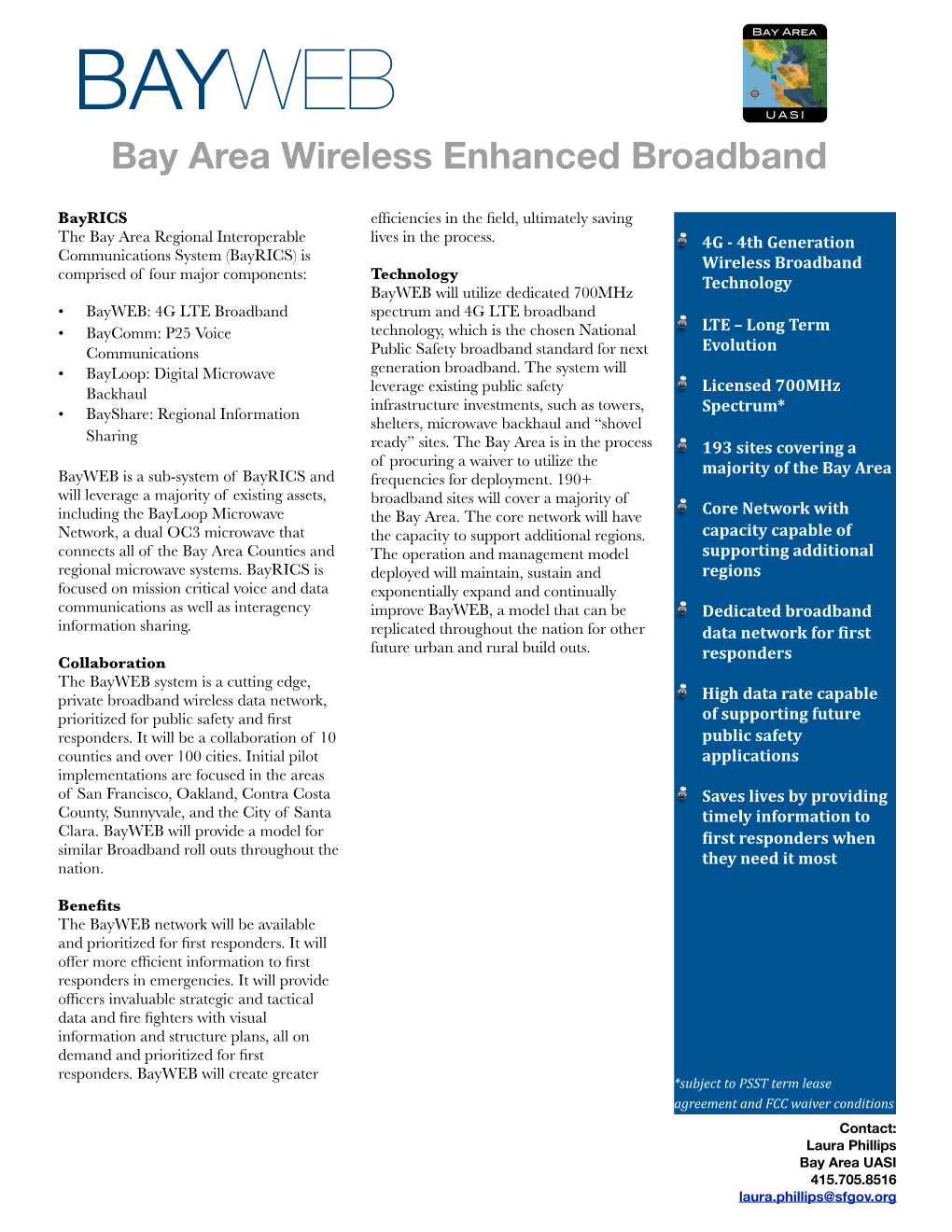 Bayweb Two Pager