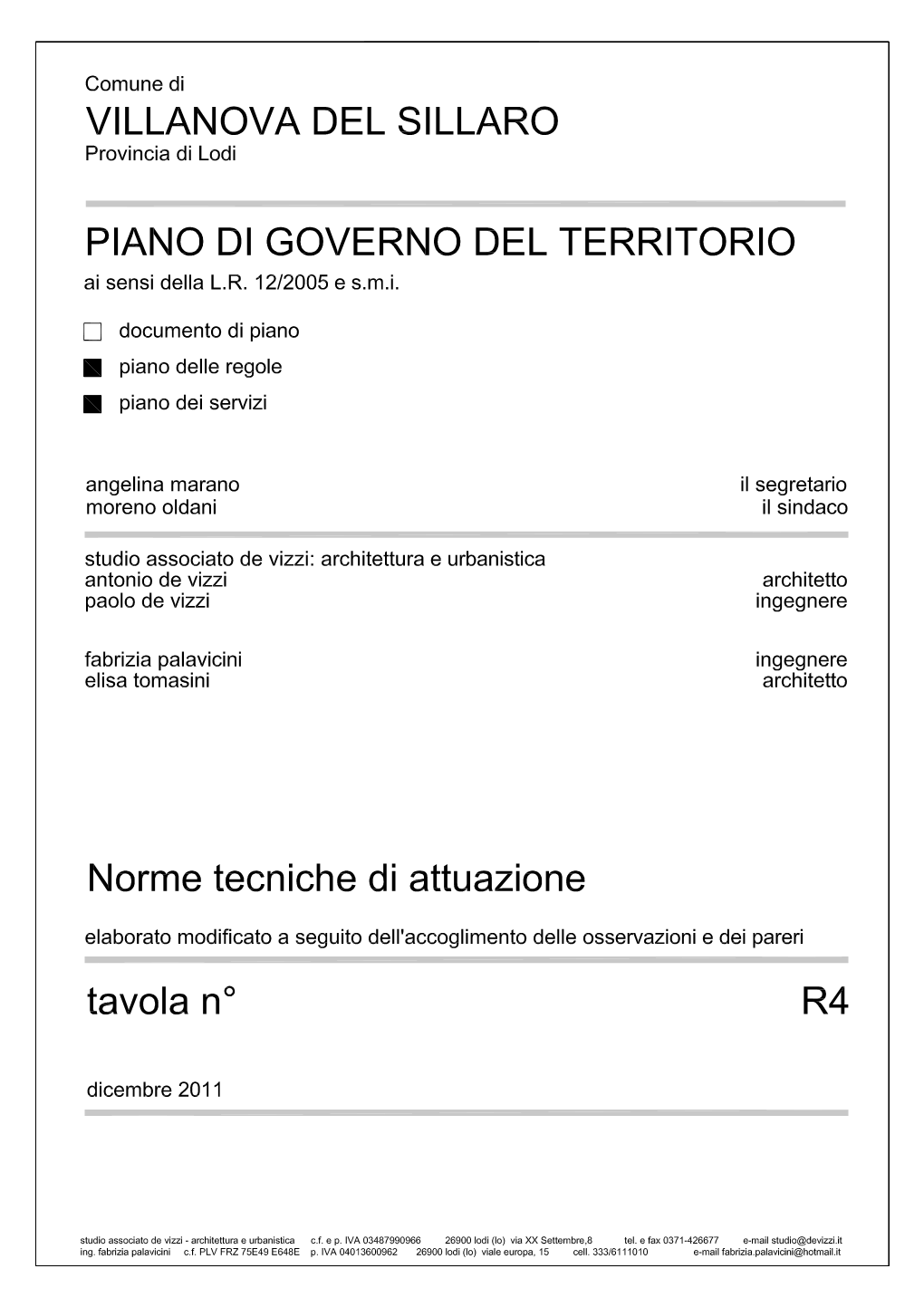 (LO) – PGT Piano Delle Regole – Norme Tecniche Di Attuazione 0