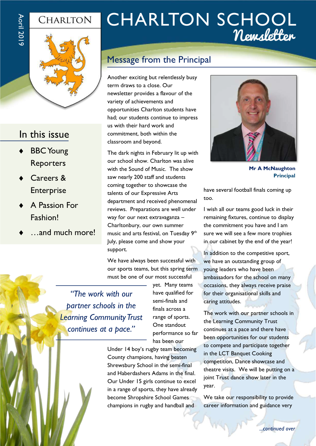 Newsletter April 2019.Pdf