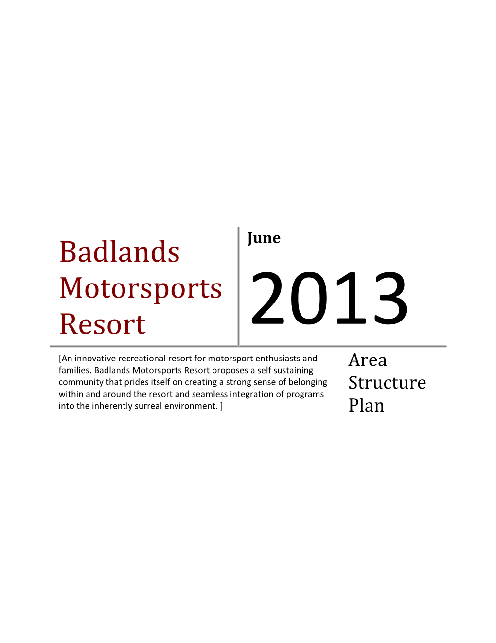 Badlands Motorsports Resort