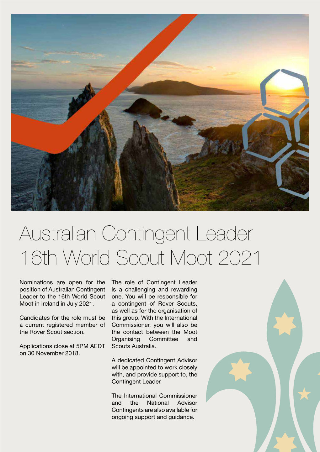 Australian Contingent Leader 16Th World Scout Moot 2021