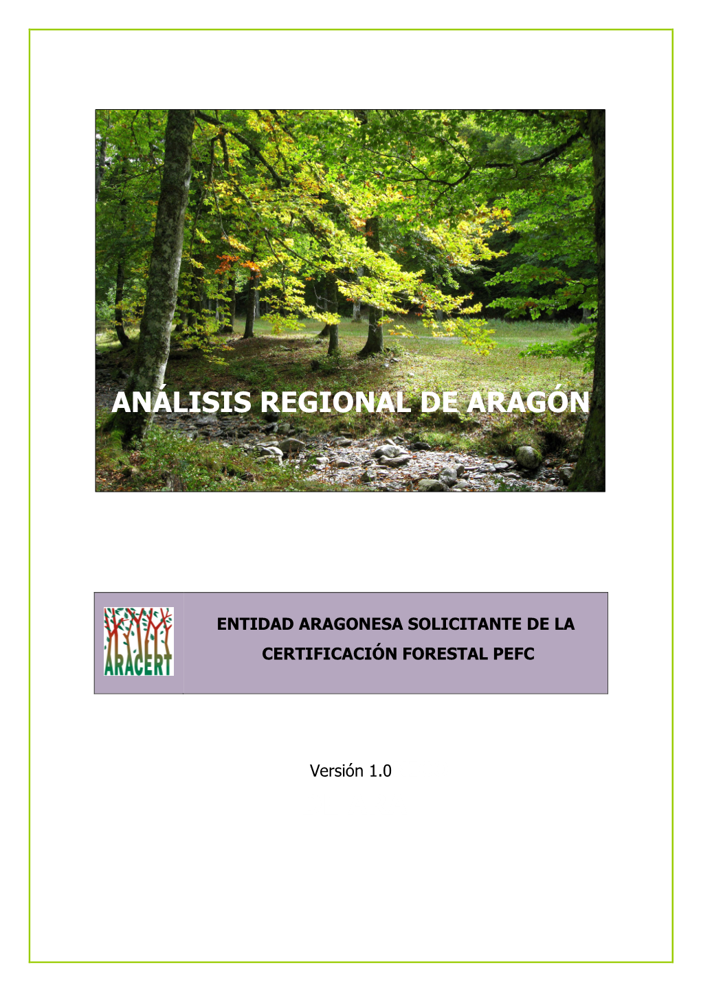 Análisis Regional De Aragón De