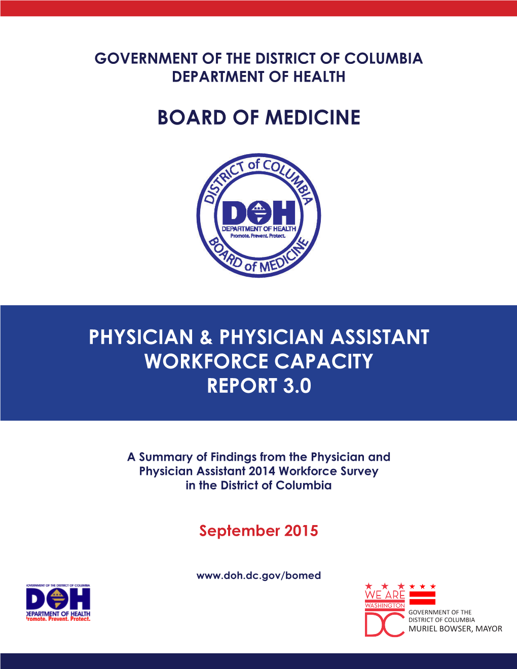 Physician & Physician Assistant Workforce Capacity Report