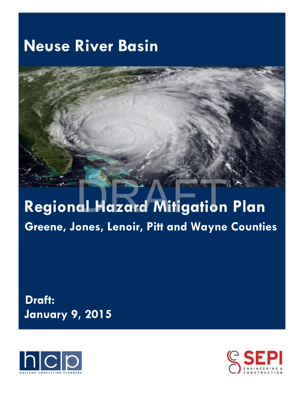 Neuse River Basin Regional Hazard Mitigation Plan Table of Contents