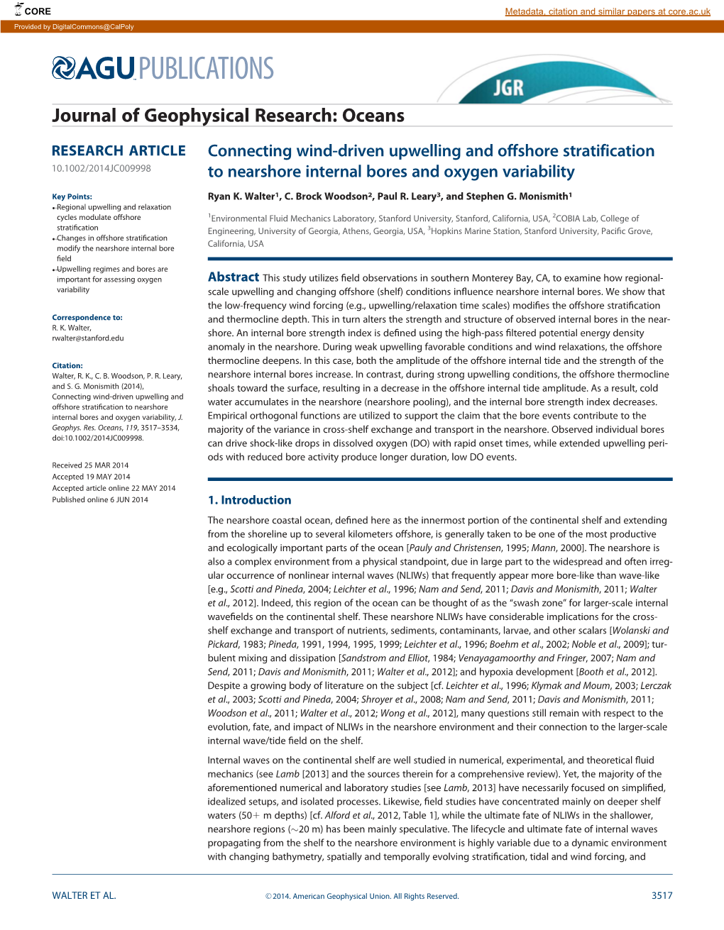 Connecting Wind-Driven Upwelling and Offshore Stratification To