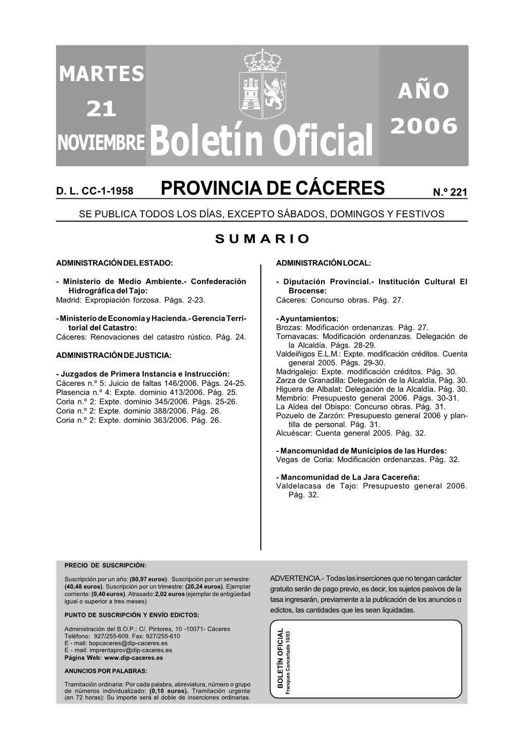 Boletín Oficial