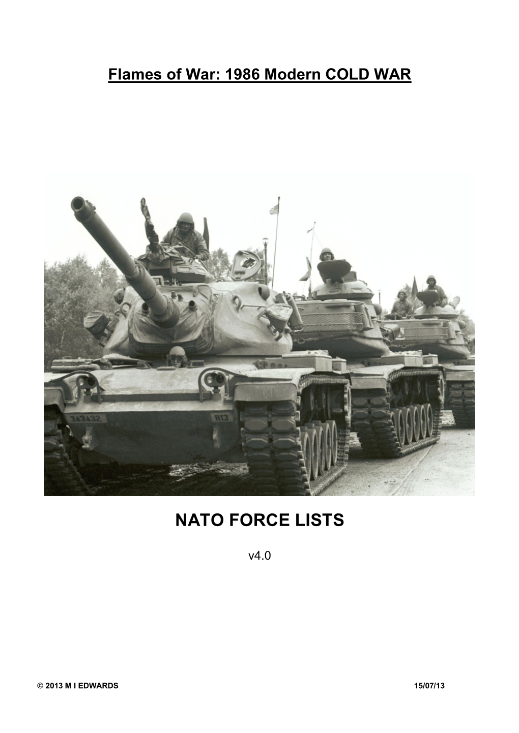 Nato Force Lists