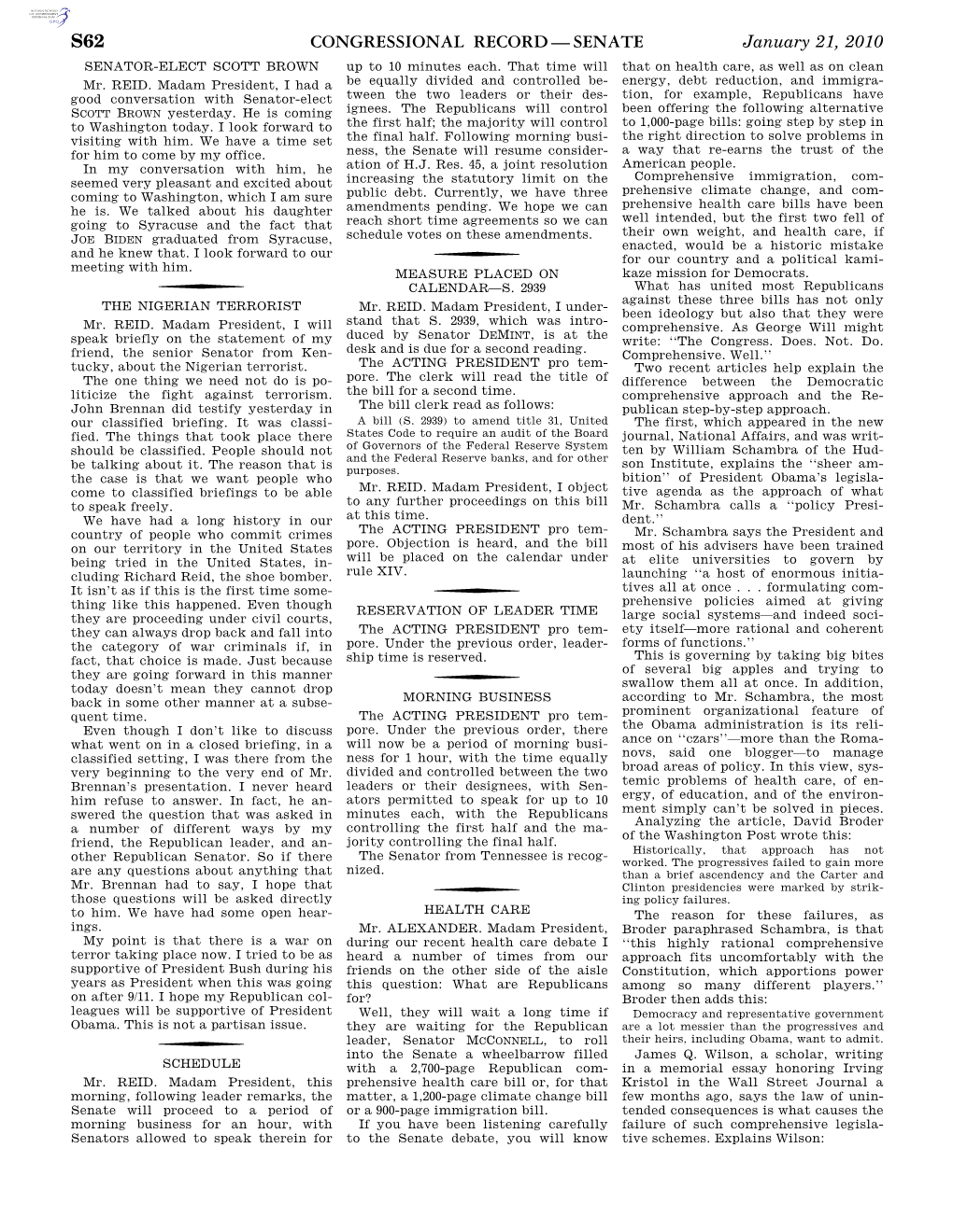 Congressional Record—Senate