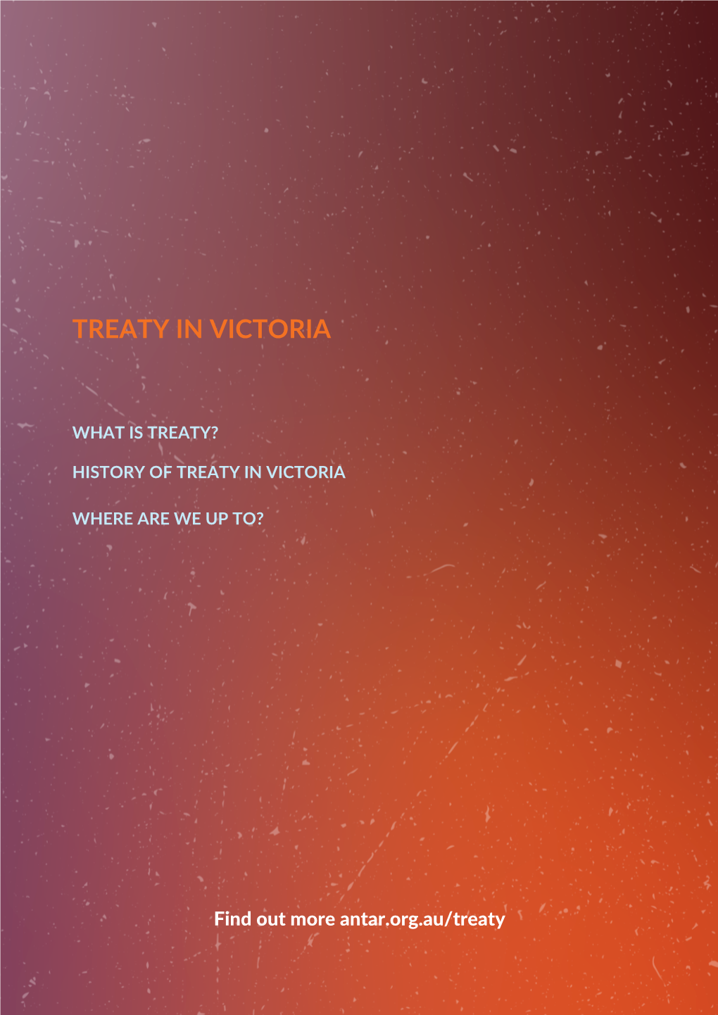 Treaty in Victoria