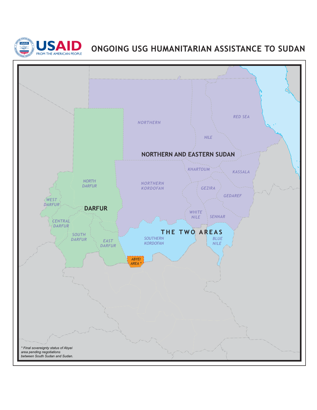 Sudan Program Map 03/29/2013