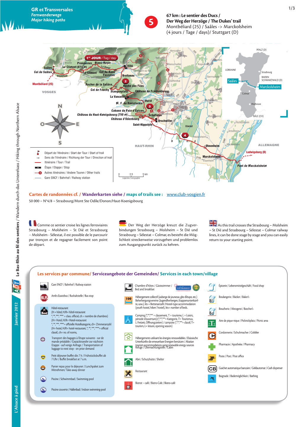 67 Km : Le Sentier Des Ducs / Der Weg Der Herzöge / the Dukes' Trail