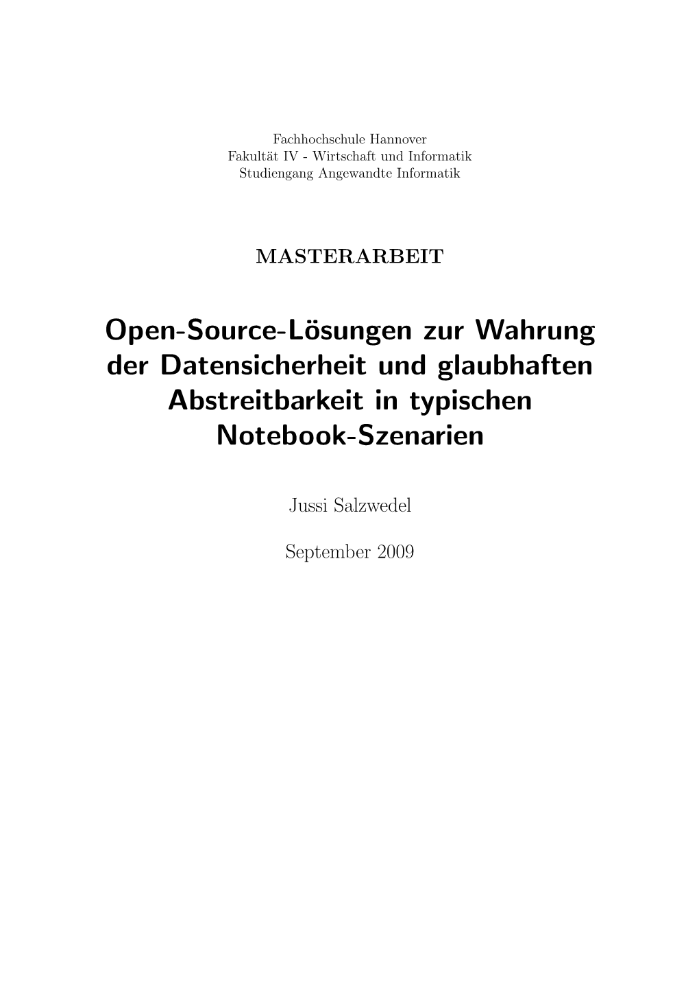 Open-Source-Lösungen Zur Wahrung Der Datensicherheit Und