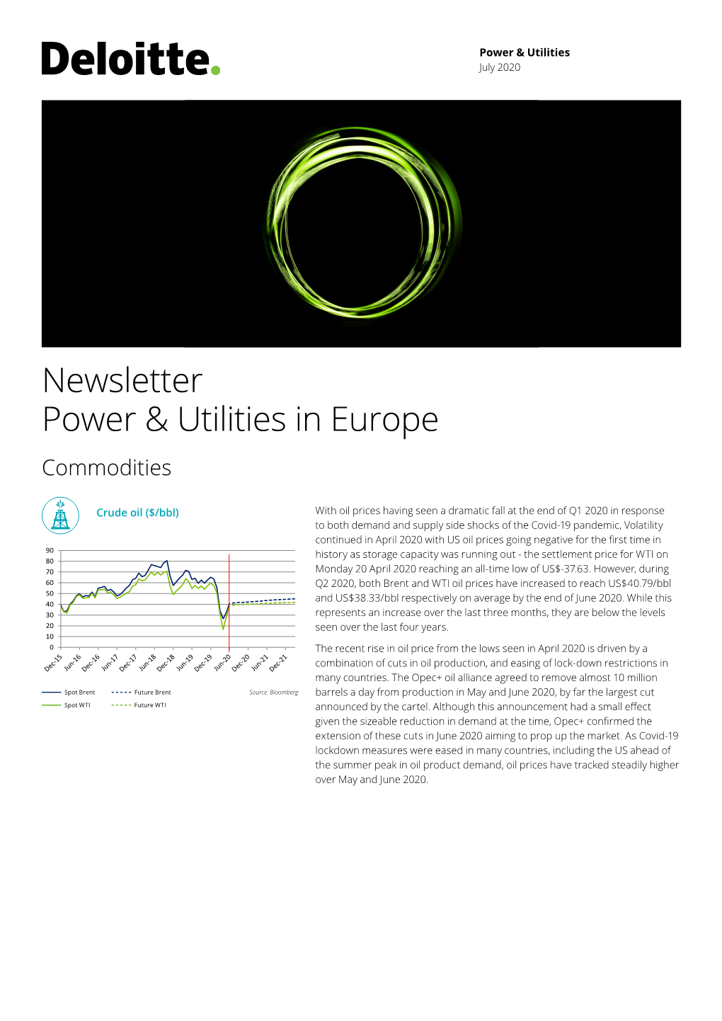 Newsletter Power & Utilities in Europe