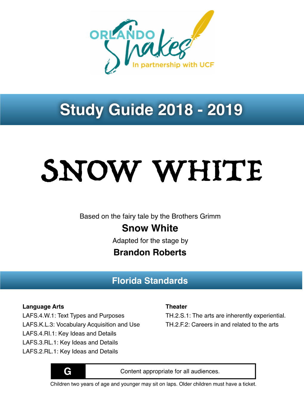 Snow White Study Guide