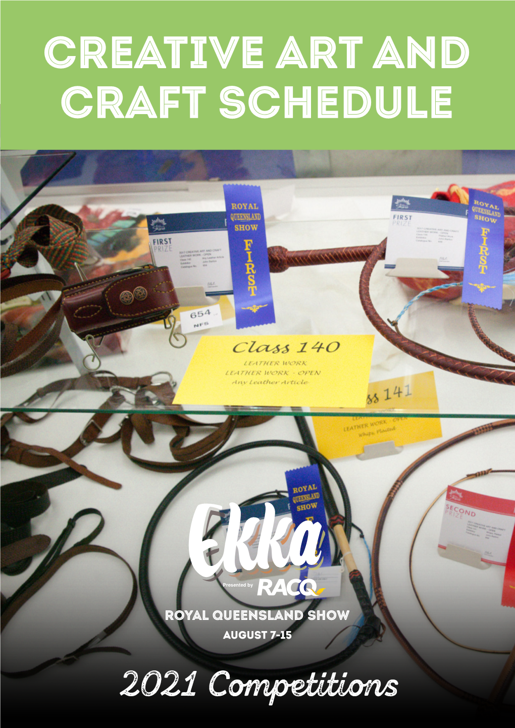 2021 Creative Art and Craft Schedule