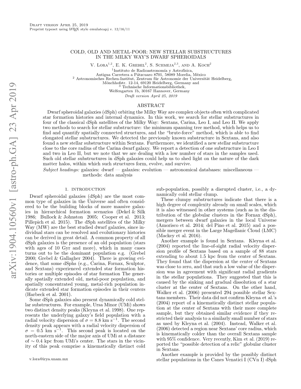 Arxiv:1904.10560V1